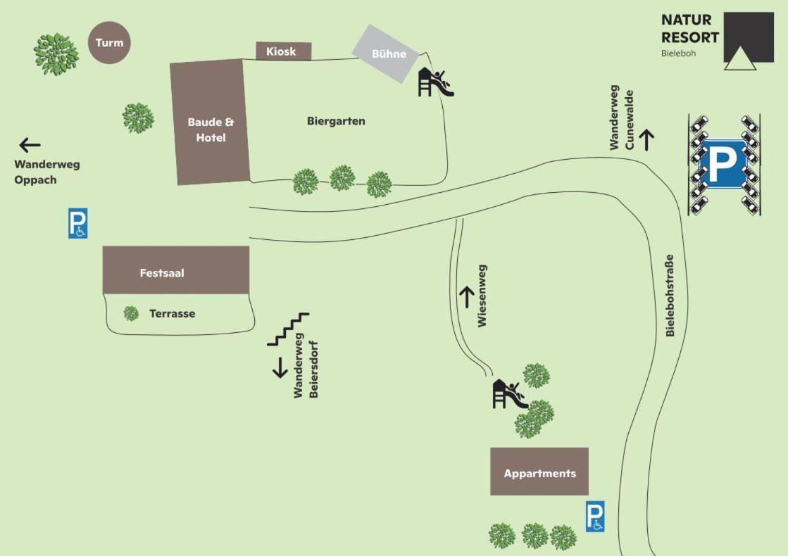 Naturresort Bieleboh Beiersdorf Eksteriør bilde